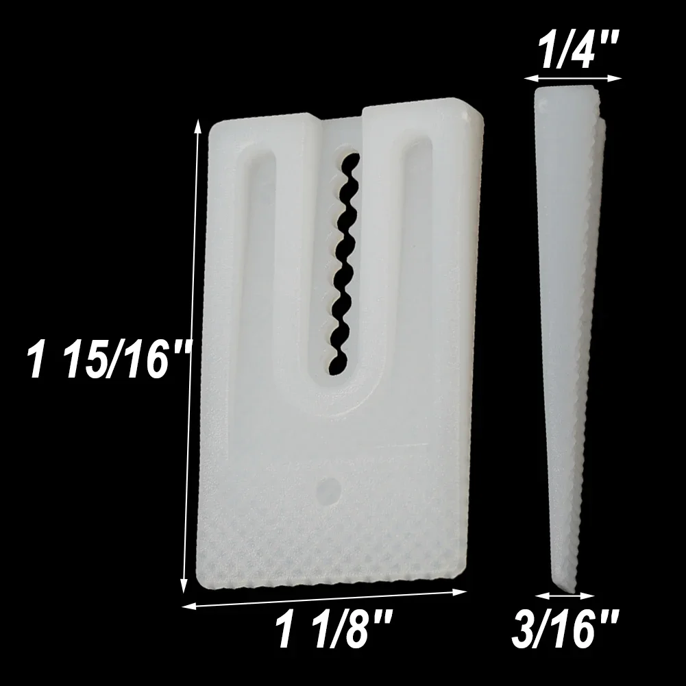 

8PCS Multi-Purpose Design Toilet Leveling Shims White Plastic For Furniture Cabinets For Level Furniture Cabinets Tables