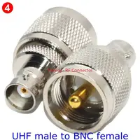 PL259 SO239 SL16 UHF To BNC Q9 Male Plug&Female Jack RF Coaxial Connector Radio Adapter for Antenna WiFi Cable BNC To UHF Brass - Image 5