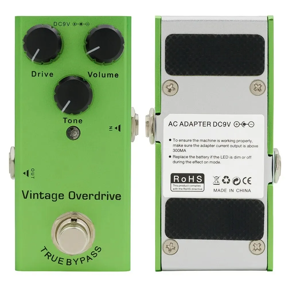 Miwayer Electric Guitar Effects Pedal Vintage Overdrive/Distortion Crunch/Distortion/US Dream/Classic Chorus/Vintage Phase guitar effect pedal