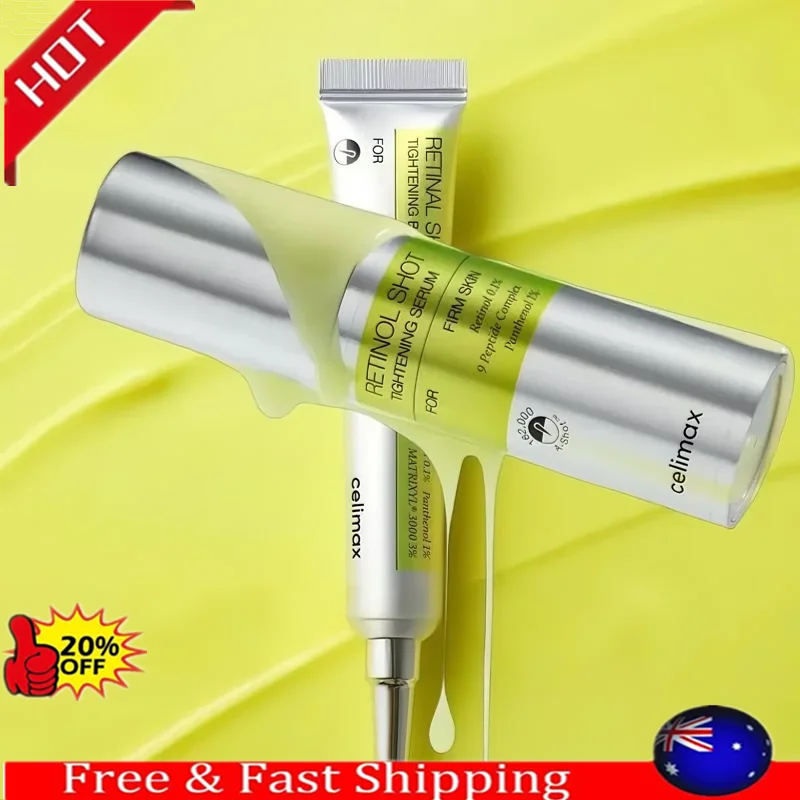 Celimax Siero Contorno Occhi al Retinolo Idratante Illuminante per Tutti i Tipi di Pelle Set Cura Viso Delicata e Nutriente Anti-Età - immagine 2