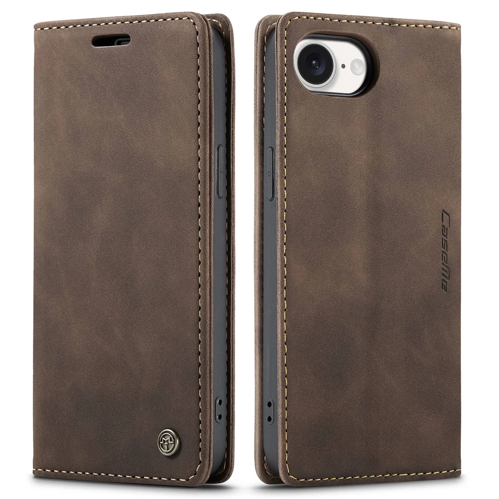 Leather Flip Wallet Case with Card Holder & Kickstand – Magnetic Folio Cover, Shockproof & Durable