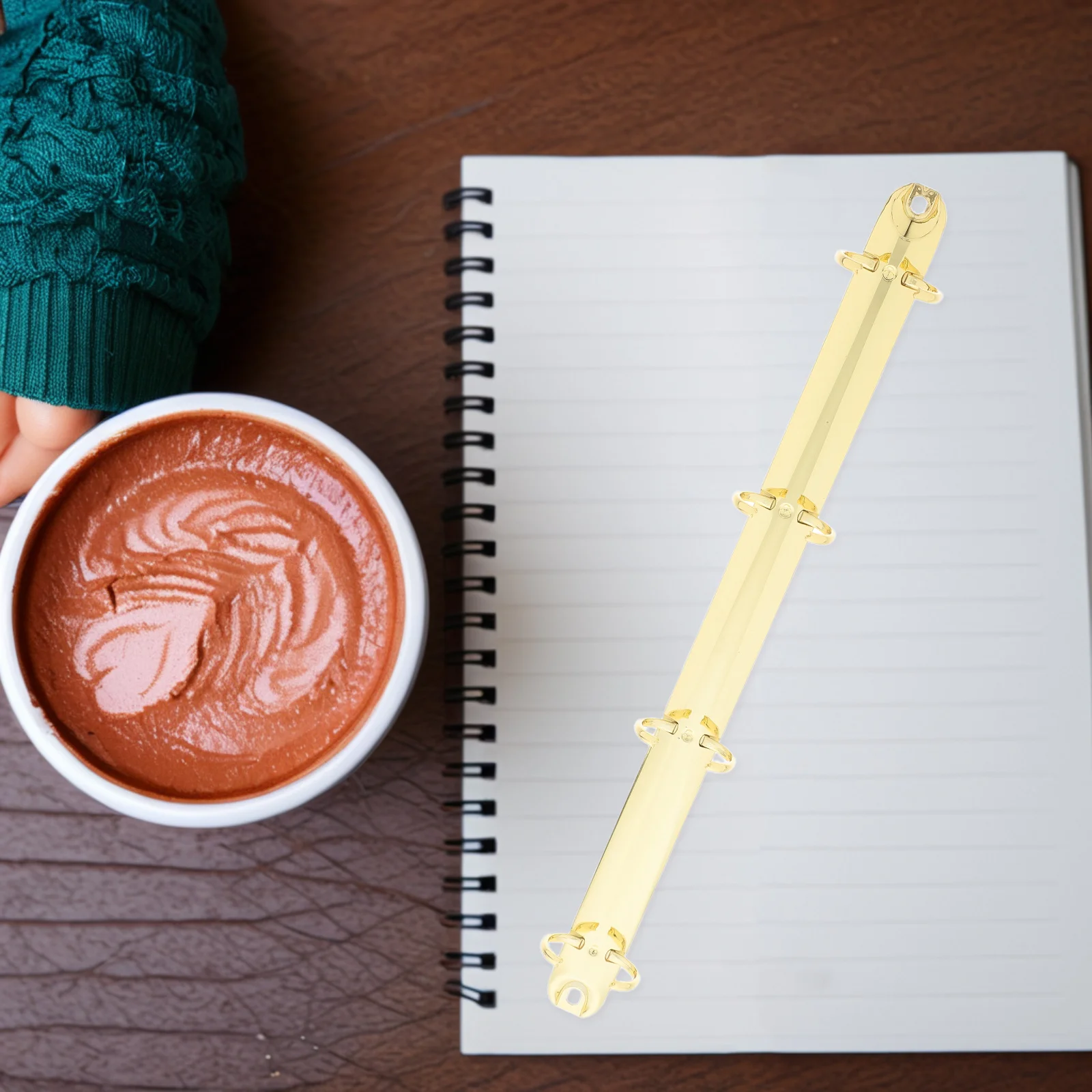 Metal Ring Binder Mechanism A4 4-Ring Binding Spine Replacement Kit For Diy Planners Organizers Loose Leaf Notebook