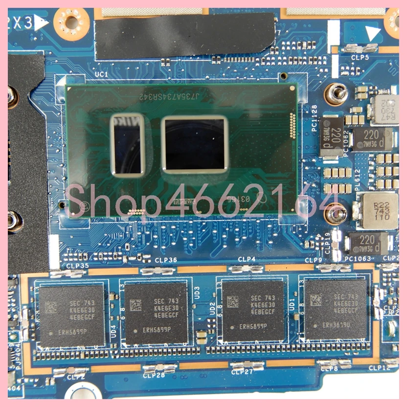 Placa-mãe Portátil para Dell La-e111p i3 i5 i7 Cpu 4g 8g 16g Ram Notebook Mainboard Dell Latitude 12 5289 13 7389 100 Testado ok - Imagem 3