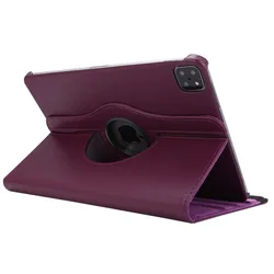 Premium 360 Rotating iPad Stand Cover with Auto Sleep Feature - iPad Pro11 2021 2022 (PURPLE)