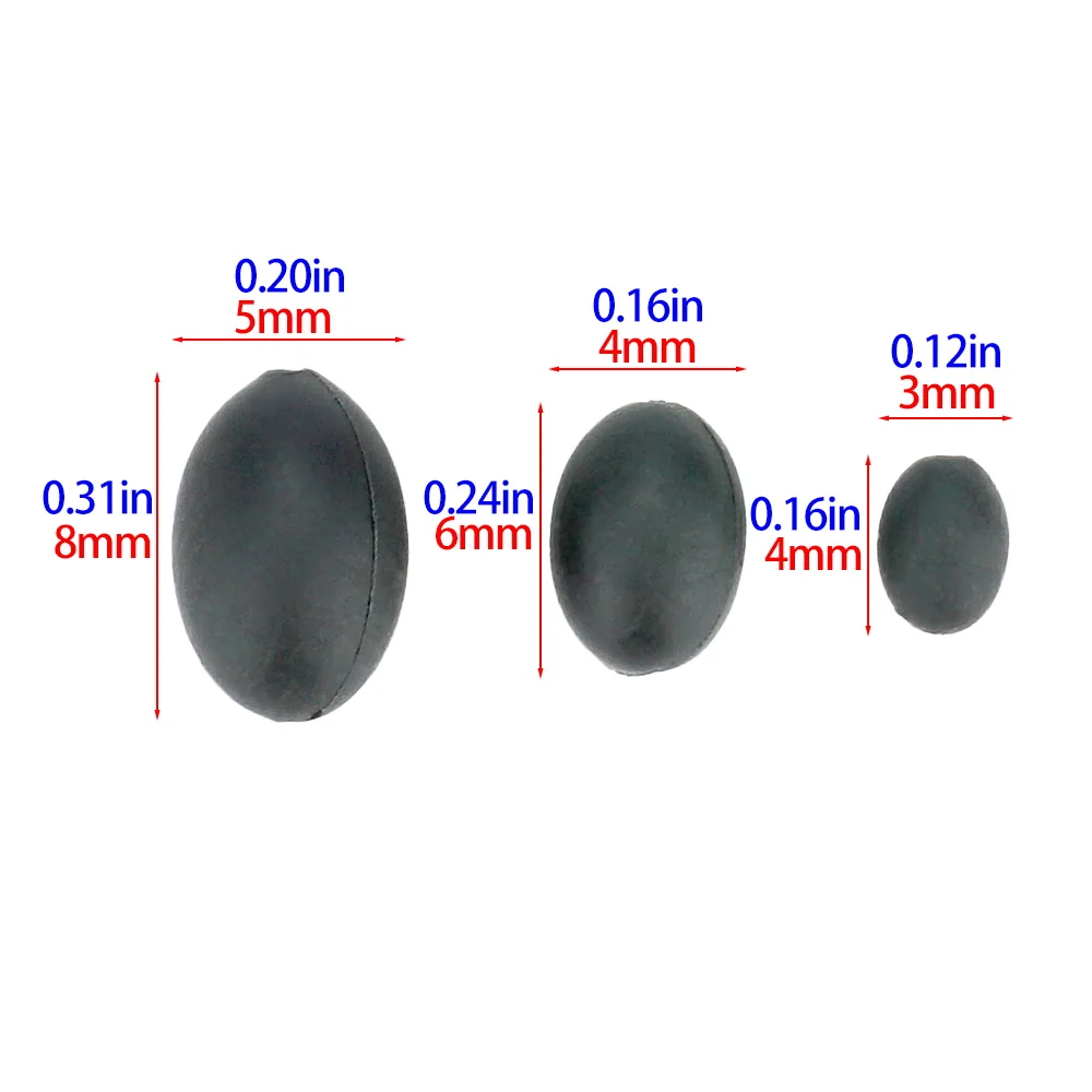 Tungsten Sinkers Hooklink Weights 4mm/6mm/8mm 2