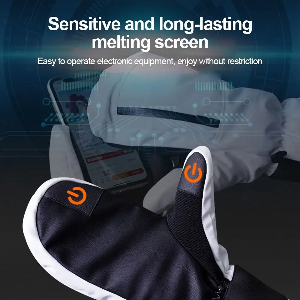 Männer Frauen Winter Skifahren Snowboarden Touchscreen Wasserdichte Thermische Dicke Schnee Handschuhe Schneemobil Wärmer Fäustlinge Warm_voghion.com