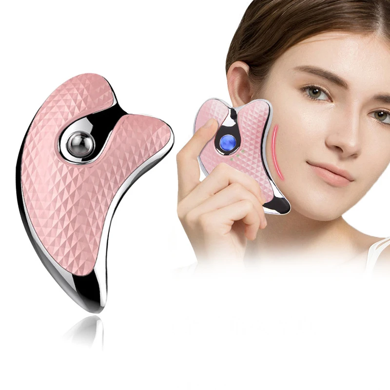 

Electric Facial Scraper Beauty Instruments Microcurrent Face Lift Devices Guasha Stimulators Wrinkle Removal Device Face Care