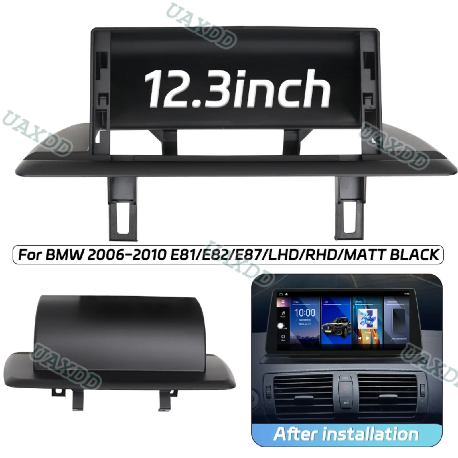 Premium Android Base Frame Kit for BMW 2-Din Car Center Fascia