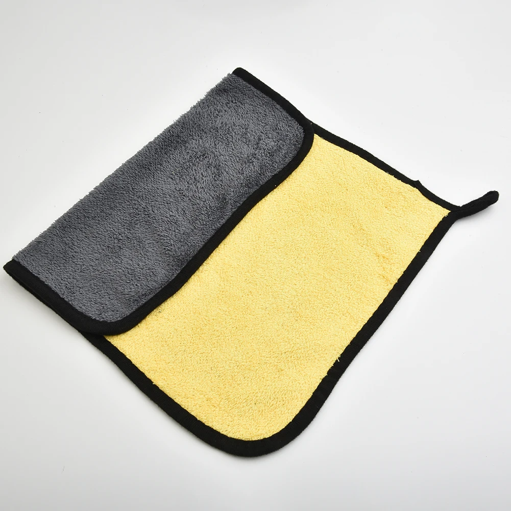 S2d506a92480b42d3b95c48da5f2f1a128 Microfiber Towel Car Interior Dry Cleaning Rag For Car Washing Tools Auto Detailing Kitchen Towels Home Appliance Wash Supplies