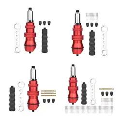 Electric Rivet Nut Adapter Riveting Tool Hand Tools Drill Riveter Adapter for Workshop