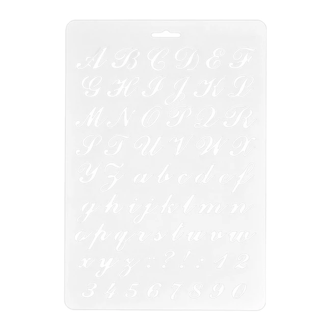 Alphabet and Number Stencils Card Set, Plastic Letter Stencils for Painting  Learning DIY Craft Decoration, 4 inches - AliExpress