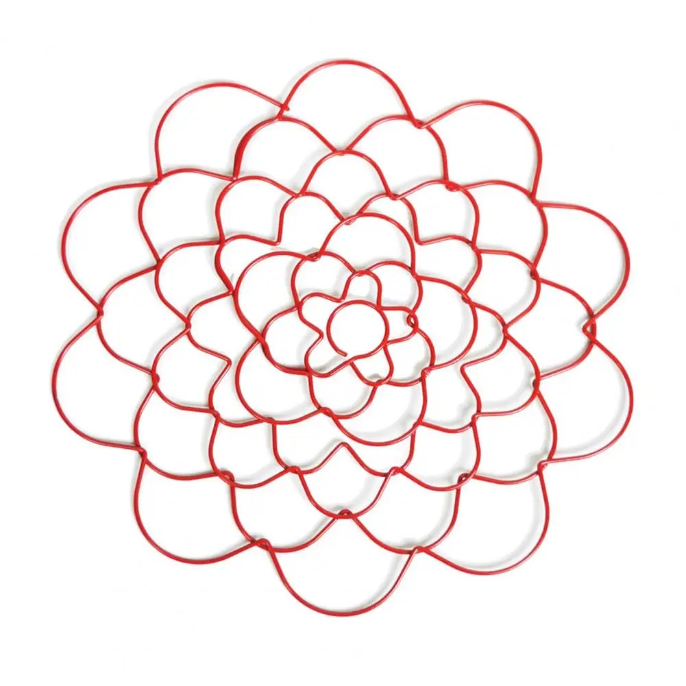 6'' Diameter Frog Floral Grid Flower Cuttings Holder Stainless Steel Wire Flower Arrangement Grid for Vase Flower Stems Bouquets 3