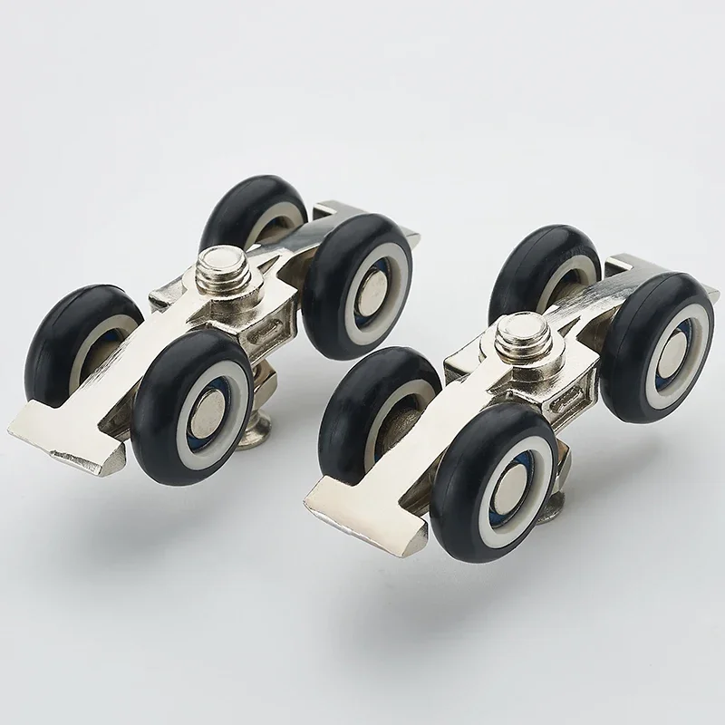 2 pcs de aco inoxidavel porta deslizante 01