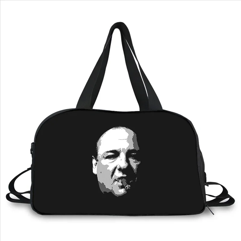 

The Sopranos Tony 3D printing fashion trend portable large capacity multi-function messenger bag travel bag