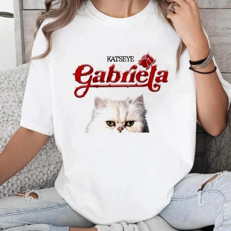 Women's Retro Vintage KATSEYE Gnarly T-Shirt Unisex Men Vintage Oversize Tee Cotton Streetwear Loose Short Sleeve Tee Fan Gifts