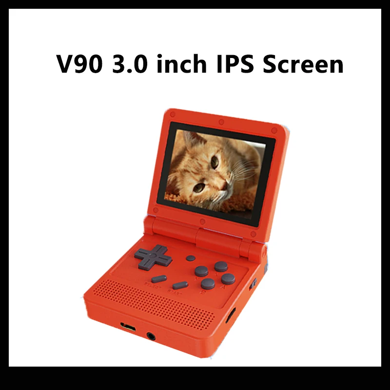 

V90 3.0 Inch IPS Screen Open Source PS1 Mini Portable Handheld Game Console Retro Video Game Console Children's Christmas Gift