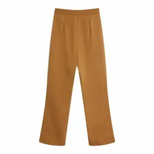 

casual Loose suit high-waisted wide-legged trousers