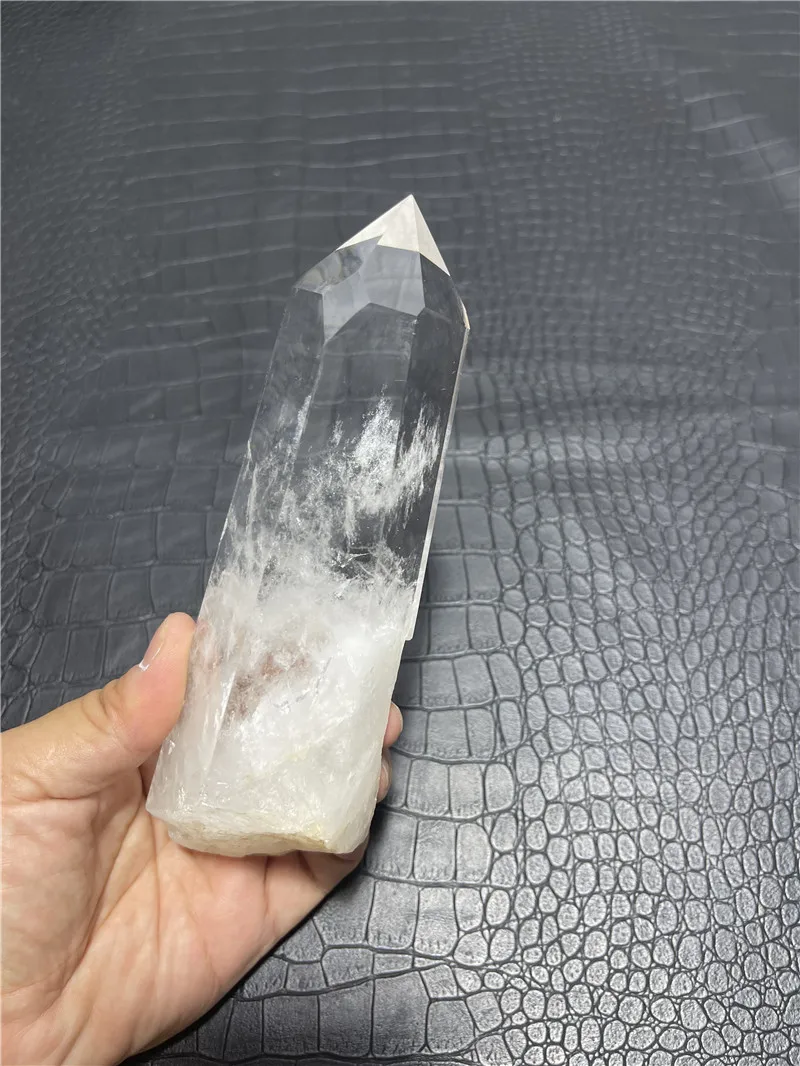 Large Clear Lemurian Seed Quartz Natural Point Cluster Crystal Rough Healing 4