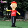 2.7 Meters Height Inflatable Car Wash Air Dancer For Advertising Decoration 10ft Blow Up Tube Man Balloon 1