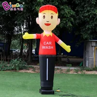2.7 Meters Height Inflatable Car Wash Air Dancer For Advertising Decoration 10ft Blow Up Tube Man Balloon 1