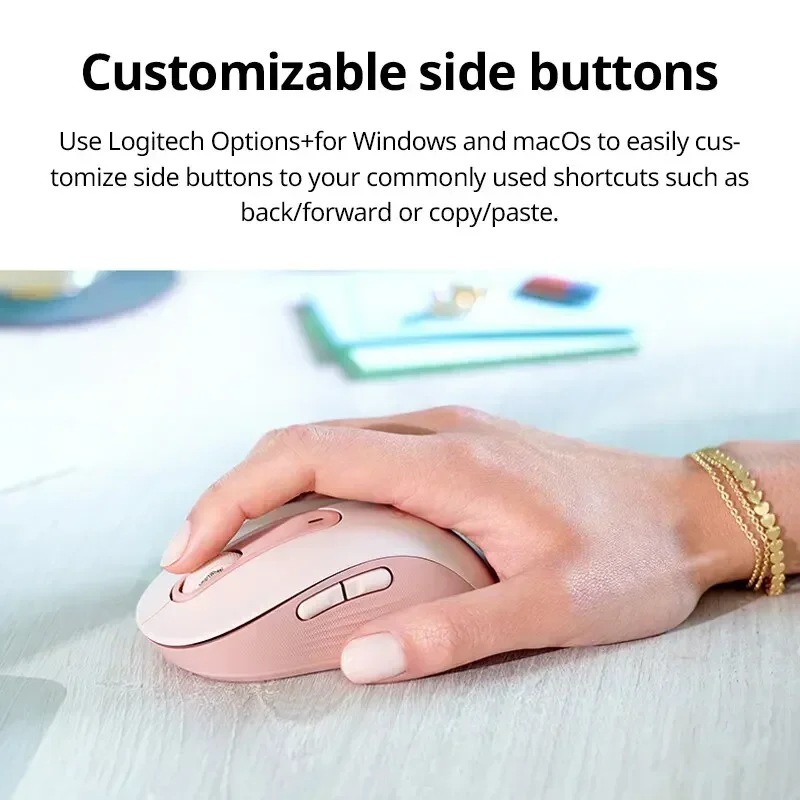 Logitech M650 M650L Wireless Bluetooth Silent Mouse Office Laptop Optical Programmable Buttons
