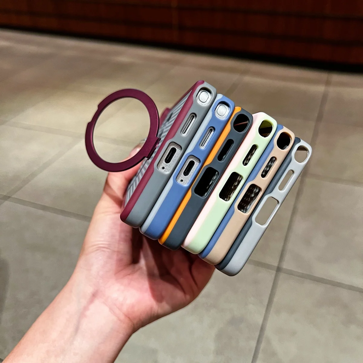 Magnetic Heat Dissipation Breathable Phone Case with Stand and Cooling Shockproof Cover