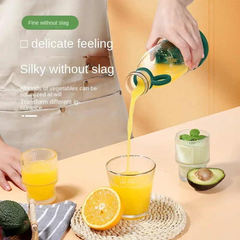Kitchen electric orange juice extractor, portable blender with bottle, wireless fresh juice extractor, blender 3