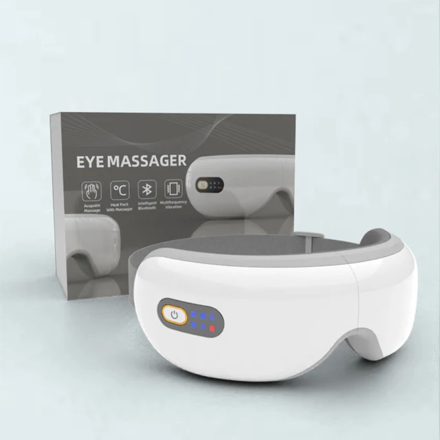 Eye Massager Heating Eyes Mask With Music Airbag Massage For Migraines, Dry Eye, Eye Strain, Dark Circles Relief Improve Sleep 2