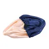 Large Satin Bonnet Silk Night Sleeping Cap Long Satin Bonnet With Head Tie Band Bonnet Edge Wrap For Women Hair 6