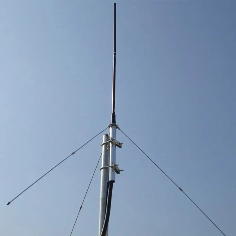 전문가용 100W FM 송신기 안테나 1/4파장 접지판 안테나 87-108MHz 방송, 방수 내구성 스튜디오 송신기