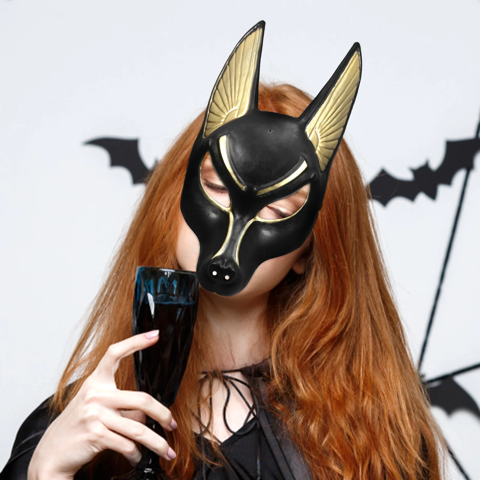 MAGICLULU Masque Anubis Masque D'Halloween S De Bal S D