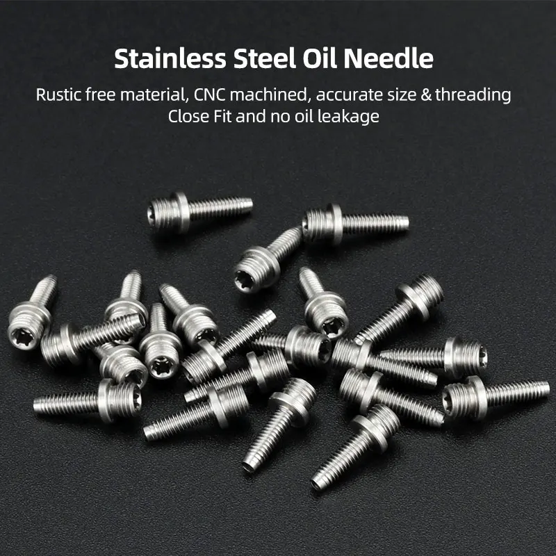 Bicycle Disc Brake Hose 5 Pairs Olive Needle Olive Ring & 2500mm for Sram 3-Layer Oil Tube Pipe Brake Replacement Fits