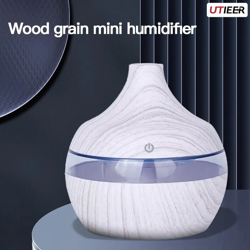 

Увлажнитель воздуха с отделкой под дерево, аромадиффузор, распылитель, USB бытовой увлажнитель для ароматерапии, Настольный увлажнитель, новинка