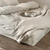 100% Linen Mattress Protector Cover, Elastic Fitted Sheet, Breathable Pad Bed, Double Couple Bedspread, 2 People, 150, 160x200 1