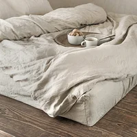 100% Linen Mattress Protector Cover, Elastic Fitted Sheet, Breathable Pad Bed, Double Couple Bedspread, 2 People, 150, 160x200 1