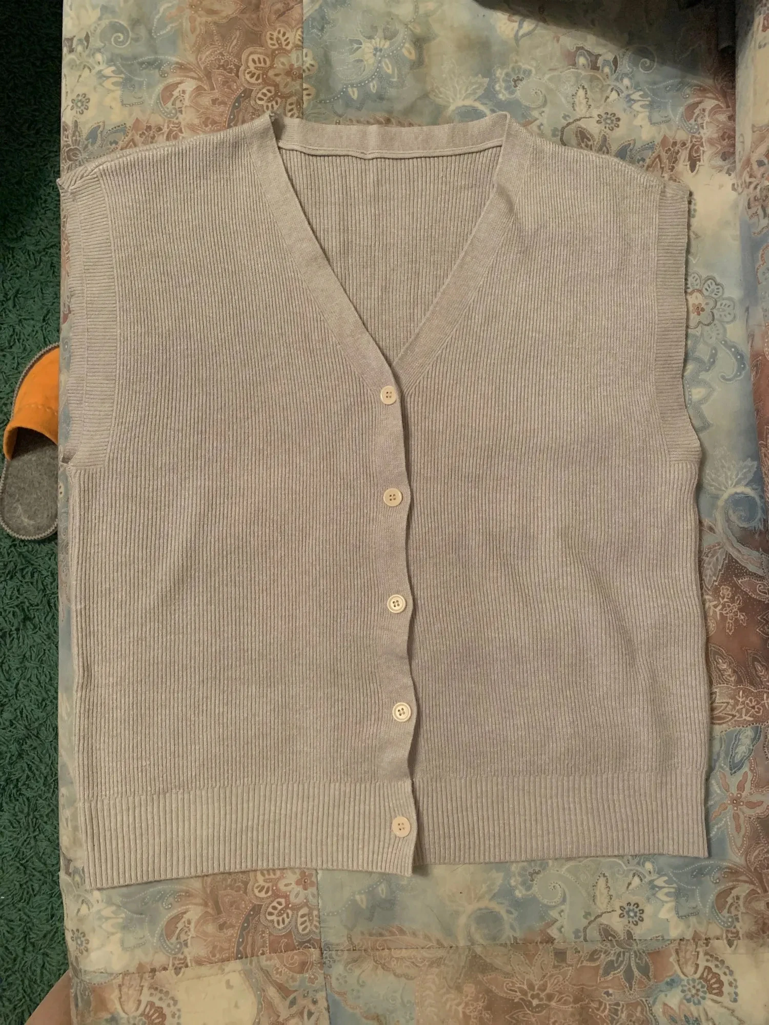 Button Up Sweater Vest