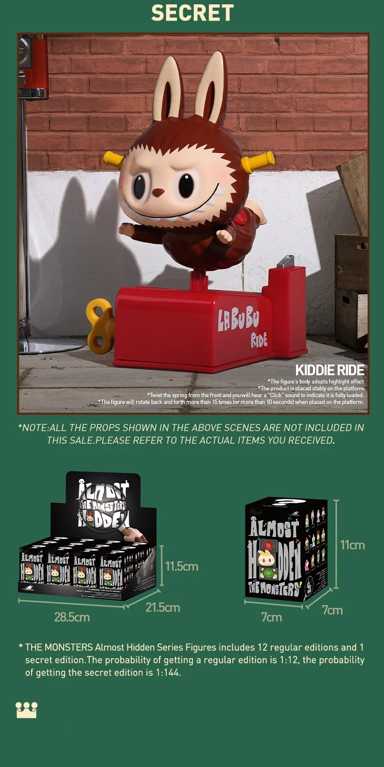The Monsters Almost Hidden Blind Box