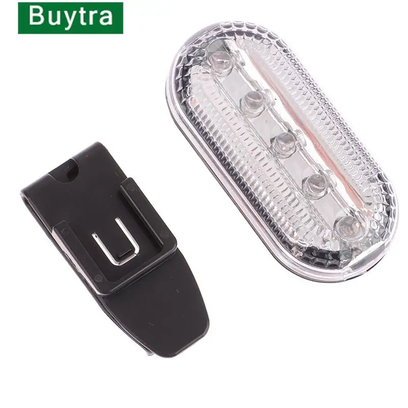 LED Shoulder Lamp Taillight 1PC For Night Running Hiking Cycling Bicycle Safety Warning Multi-function Electric Police Light
