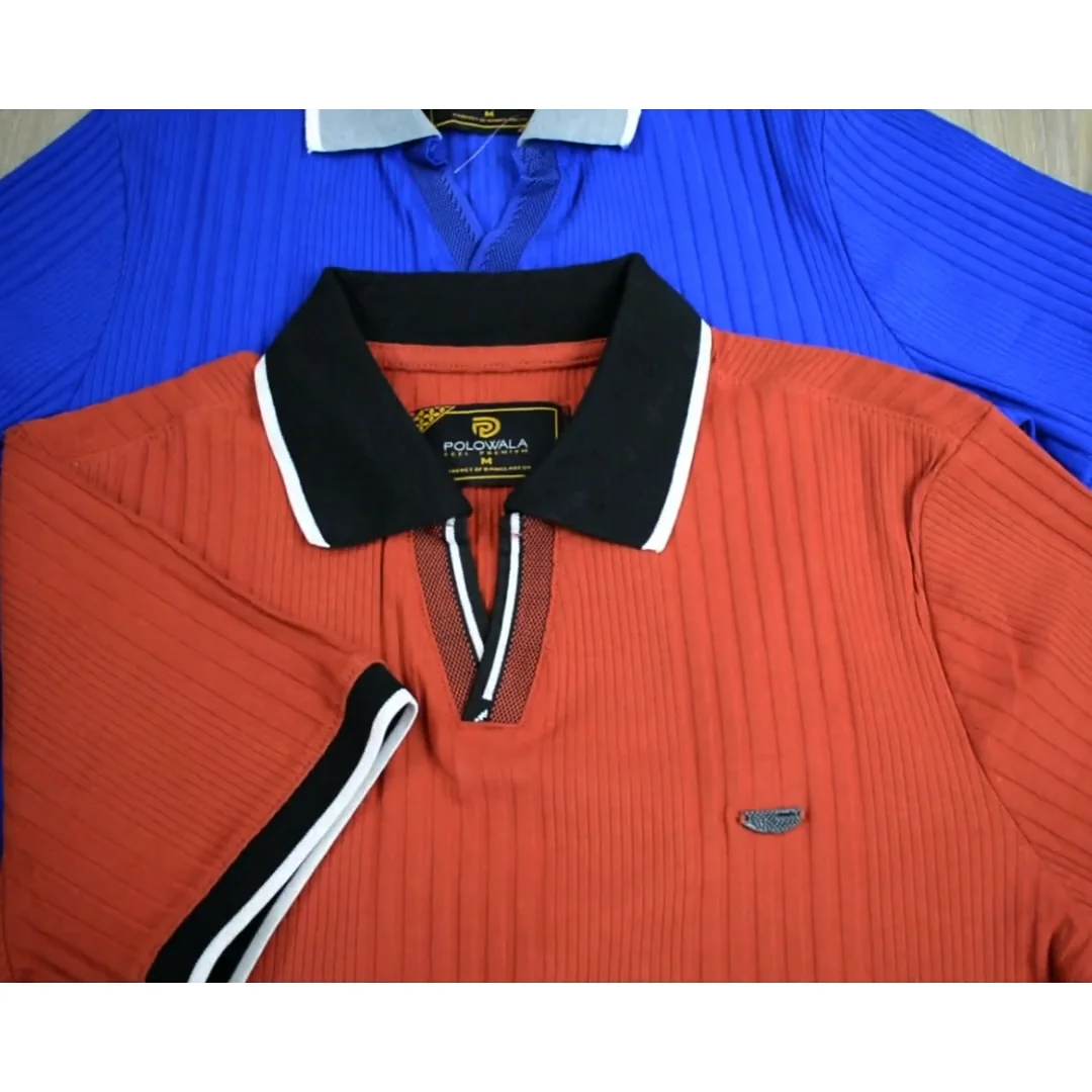 Men's Smart Polo Shirt Brick Red