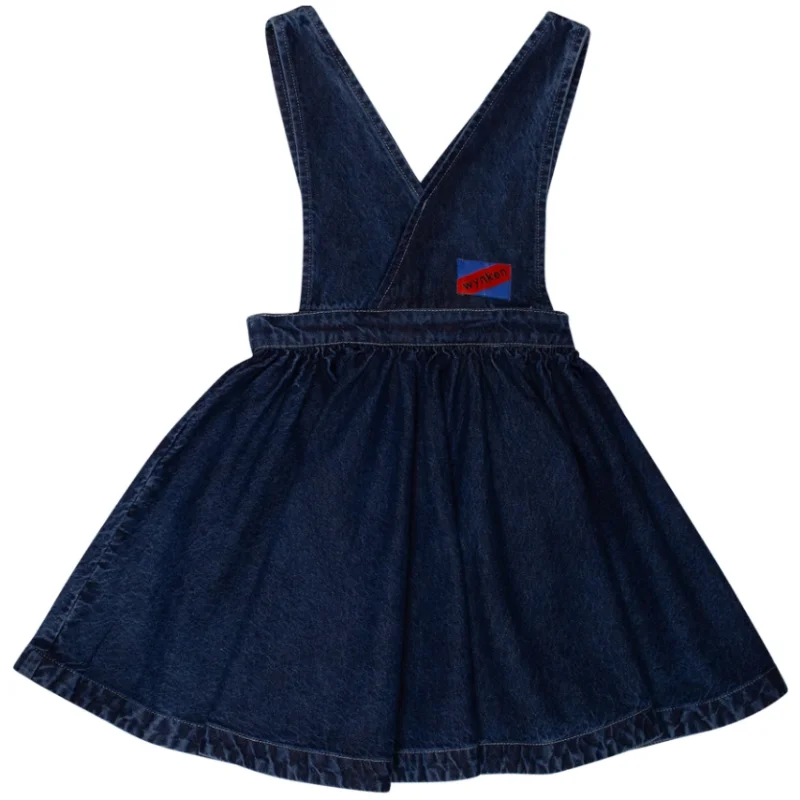 New Wynken Girls Denim Strap Dress