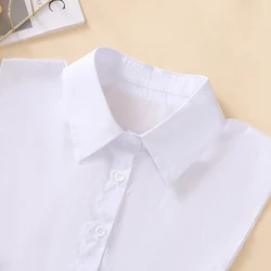Women's Stylish Detachable Cotton Collar Accessory (WHITE)