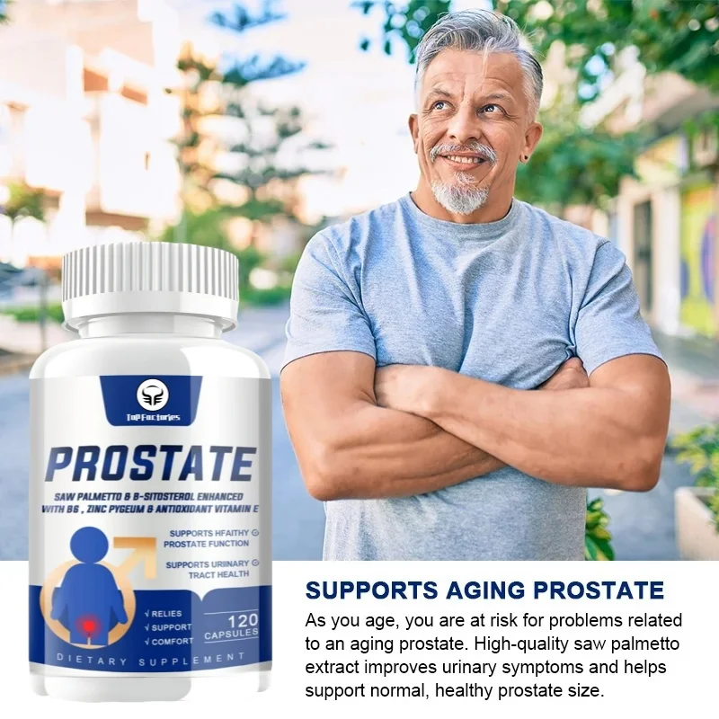 Saw Palmetto Strength Capsules Specifically Designed for Supporting Prostate and Urinary Function