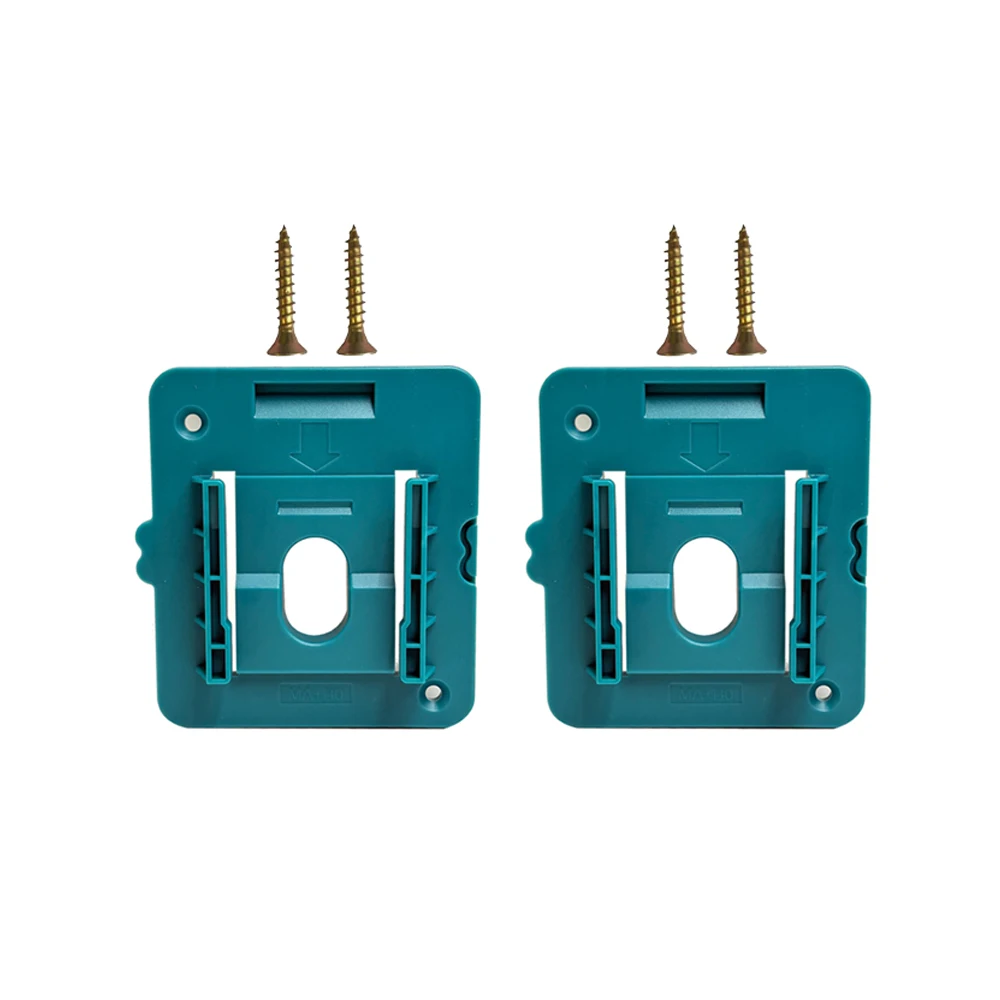 Crivnhar Battery Mount Holder Compatible For Makita 18V Batteries, Wall Mounts Hanger Fit For BL1860 BL1850 BL1840 BL1830, Organize Garage/Workshop/Work Truck(5 Pack, W/10 Screws, No Battery