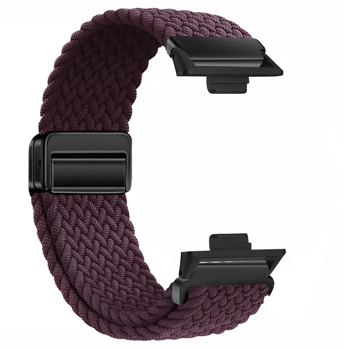 Nylon Braided Magnetic Buckle Strap - Breathable & Comfortable Replaceable Band