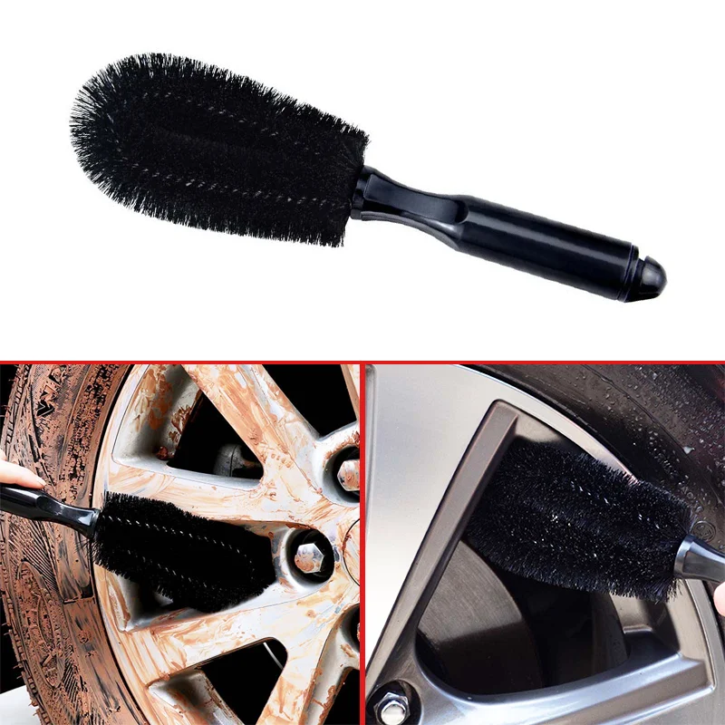 Toorise Car Wheel Cleaning Brush Rim Brush 16.5 Inch Wheel Brush Non-Slip Handle Wheel And Rim Detailing Brush Auto Care For Car Motorcycle Bicycle - Foto 5