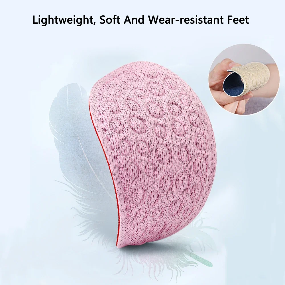 Women High Heel Forefoot Pad for Shoes Insert Half Insoles Pain Relief Comfortable Foot Care Protector Massage Anti-slip Pads