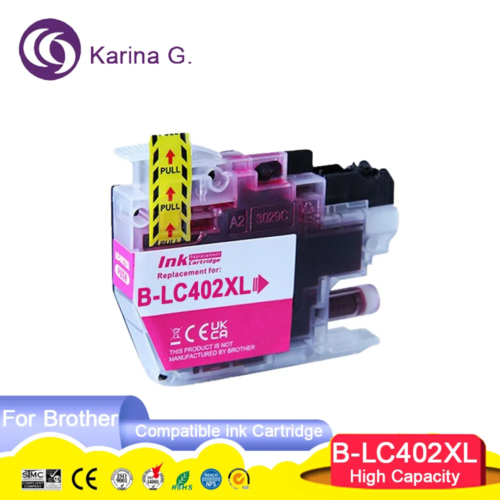 High capacity LC402XL 402XL LC402 Compatible Ink Cartridge For MFC-J5340DW MFC-