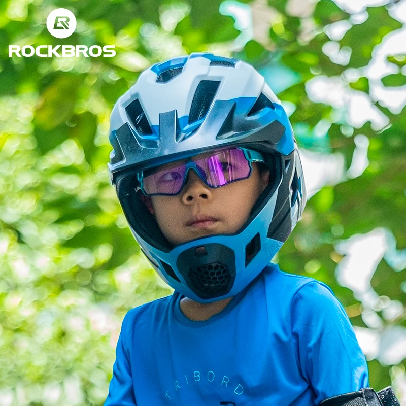 ROCKBROS Child Photochromic Polarized Sunglasses Bicycle Eyewear