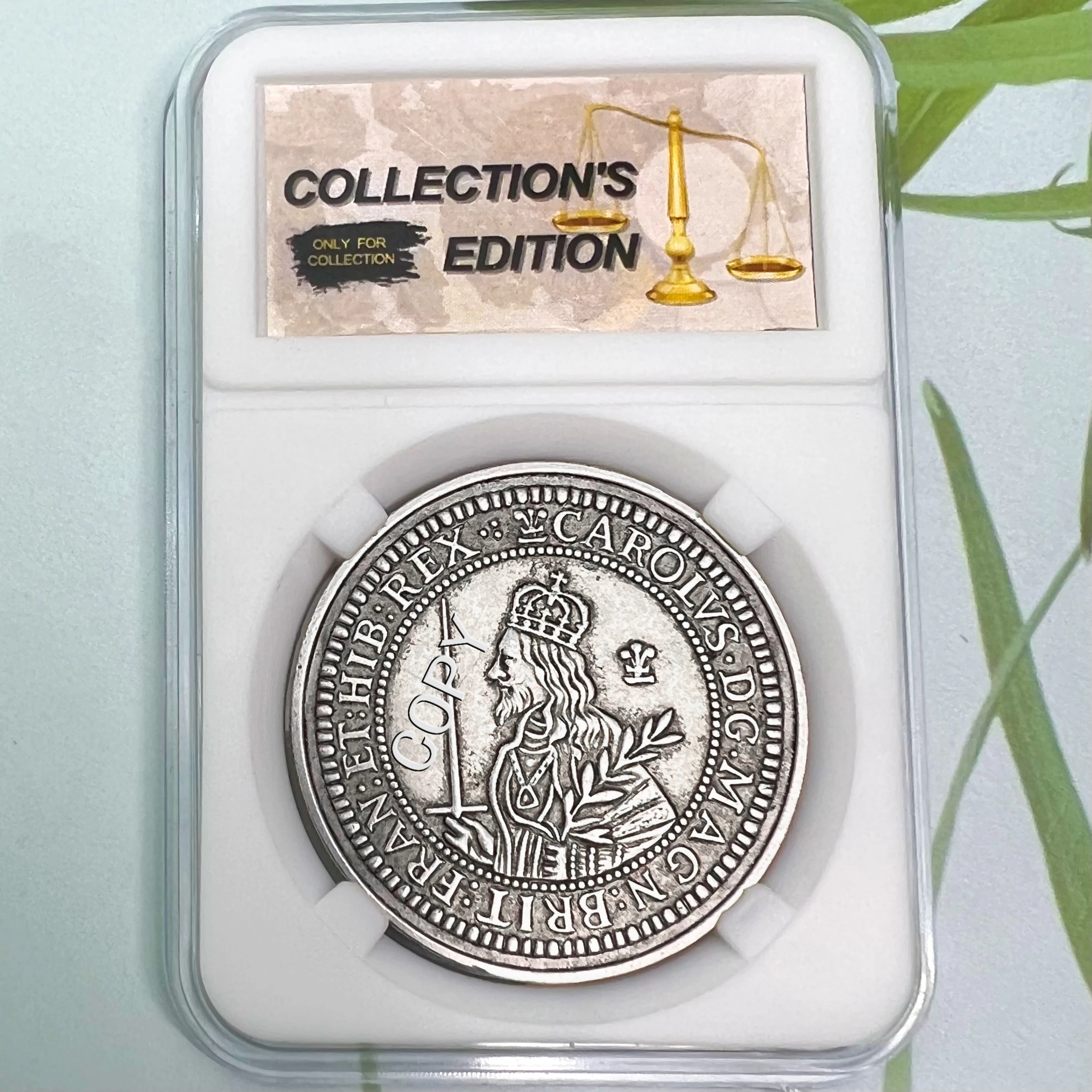 Ретро и ностальгическая английская монета Тройного Союза Чарльза III, коллекционная металлическая монета с памятью