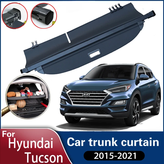 Für Hyundai Tucson 2015 Zubehör tl 2021 ~ Auto Heck Kofferraum Vorhang  Abdeckung Gepäckträger Trennwand Schutz Dekoration Zubehör - AliExpress